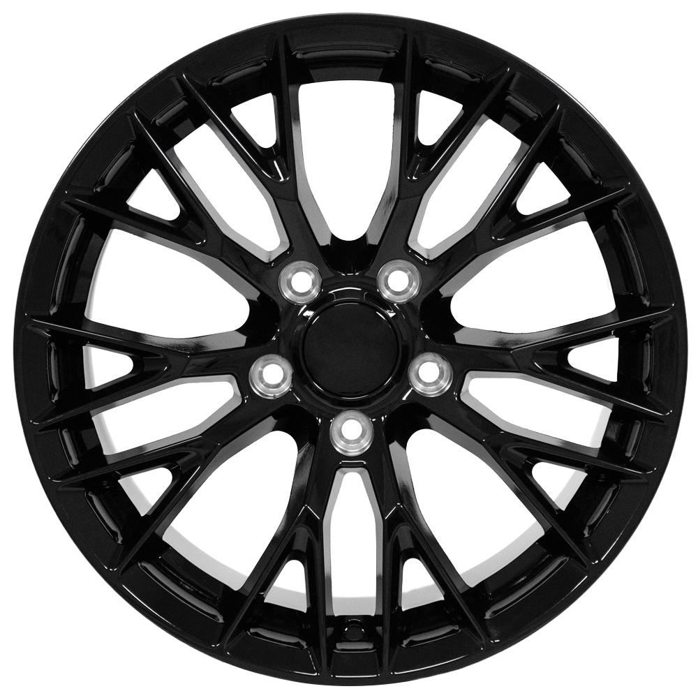 OE Wheels CV22 17x9.5 5x120.65 54et Gloss Black Wheel