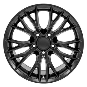OE Wheels CV22 17x9.5 5x120.65 54et Satin Black Wheel