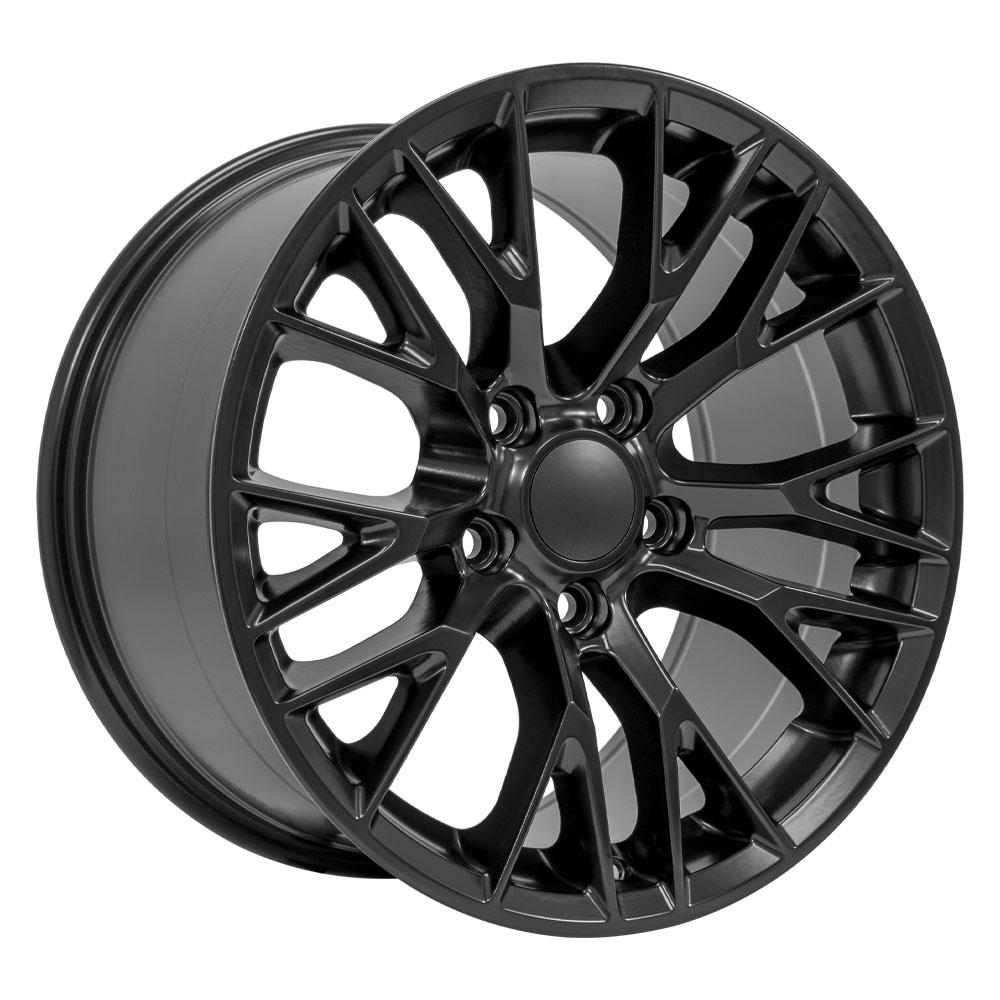 OE Wheels CV22 17x9.5 5x120.65 54et Satin Black Wheel