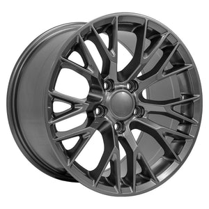 OE Wheels CV22 17x9.5 5x120.65 54et Gloss Gunmetal Wheel