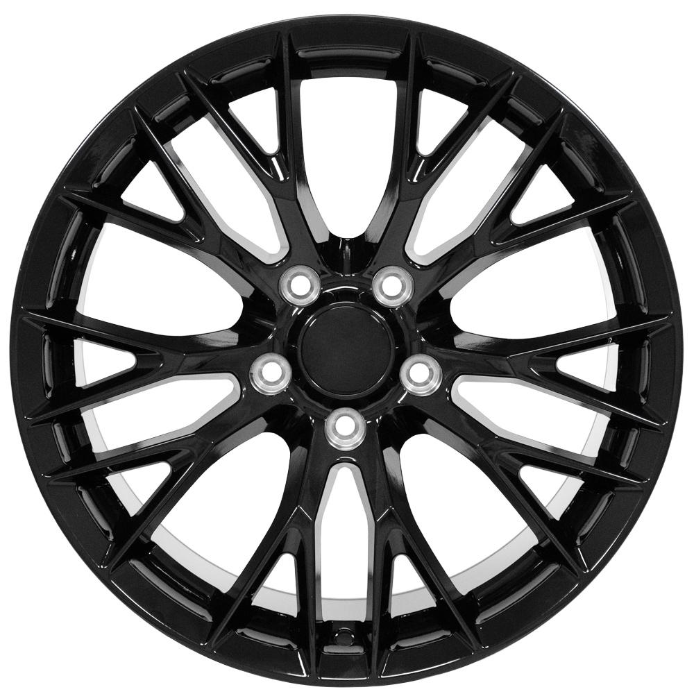 OE Wheels CV22 18x10.5 5x120.65 56et Gloss Black Wheel