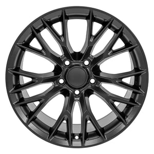 OE Wheels CV22 18x10.5 5x120.65 56et Satin Black Wheel