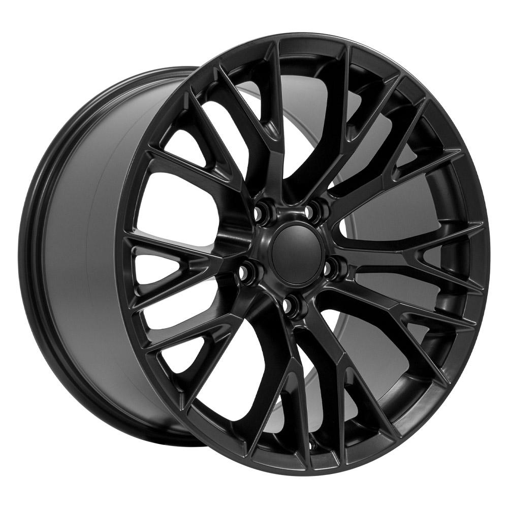OE Wheels CV22 18x10.5 5x120.65 56et Satin Black Wheel