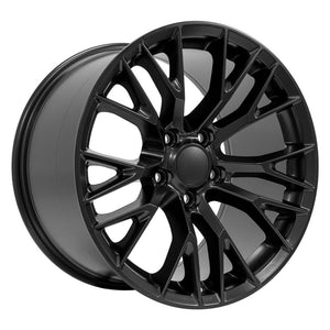 OE Wheels CV22 18x10.5 5x120.65 56et Satin Black Wheel