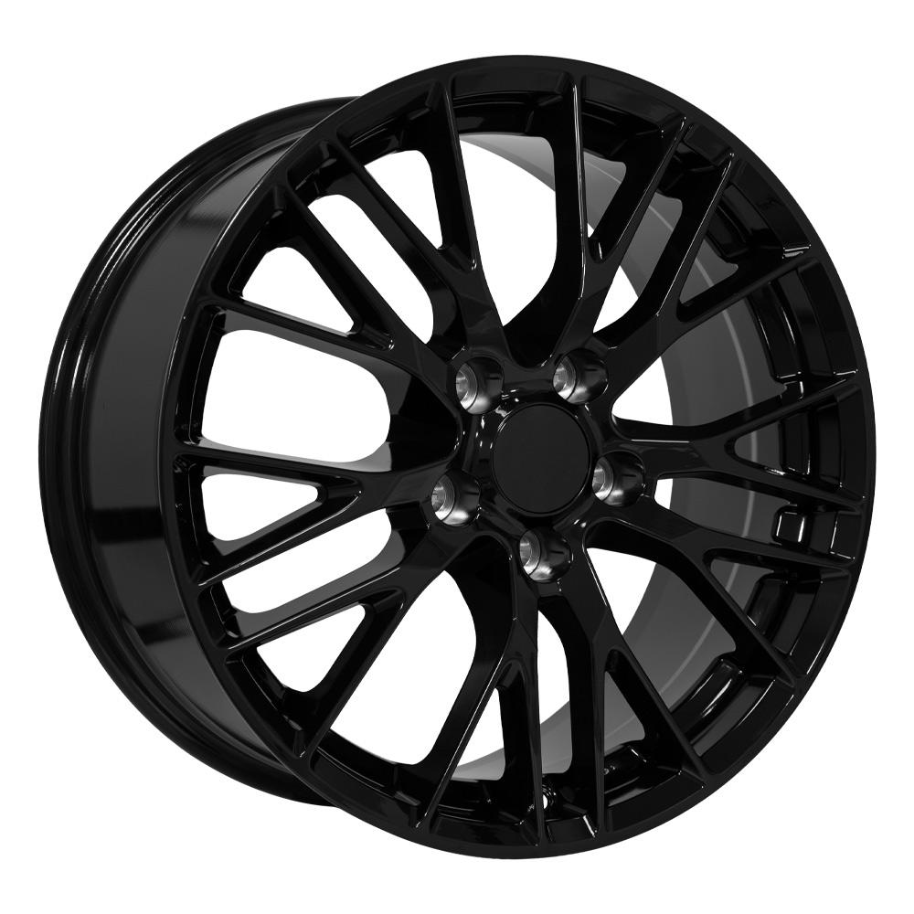 OE Wheels CV22B 18x8.5 5x120.65 56et Gloss Black Wheel