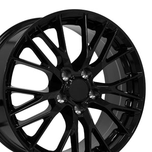 OE Wheels CV22B 18x8.5 5x120.65 56et Gloss Black Wheel
