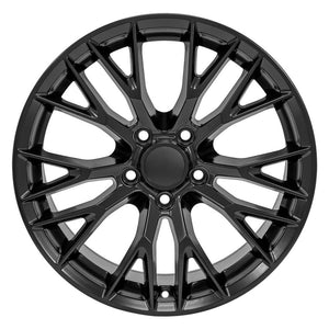 OE Wheels CV22B 18x8.5 5x120.65 56et Satin Black Wheel