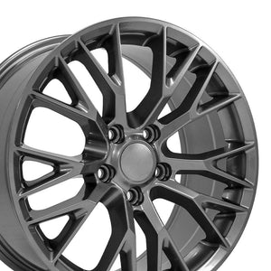 OE Wheels CV22B 18x8.5 5x120.65 56et Gloss Gunmetal Wheel