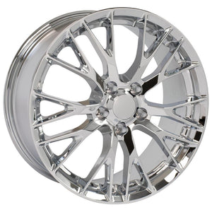 OE Wheels CV22C 19x8.5 5x120.65 56et Chrome Wheel