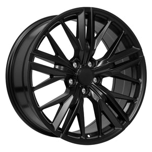 OE Wheels CV25 20x8.5 5x120 25et Satin Black Wheel