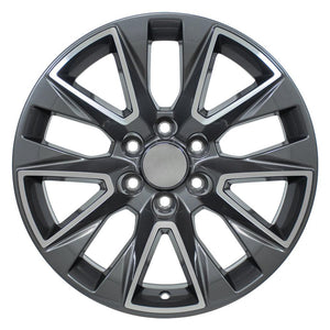 OE Wheels CV26 20x9 6x139.7 28et Gloss Gunmetal Machined Wheel