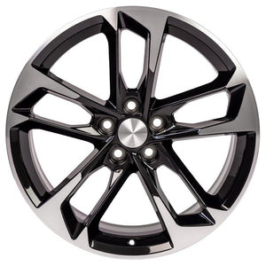 OE Wheels CV29 20x8.5 5x120 25et Gloss Black Machined Wheel