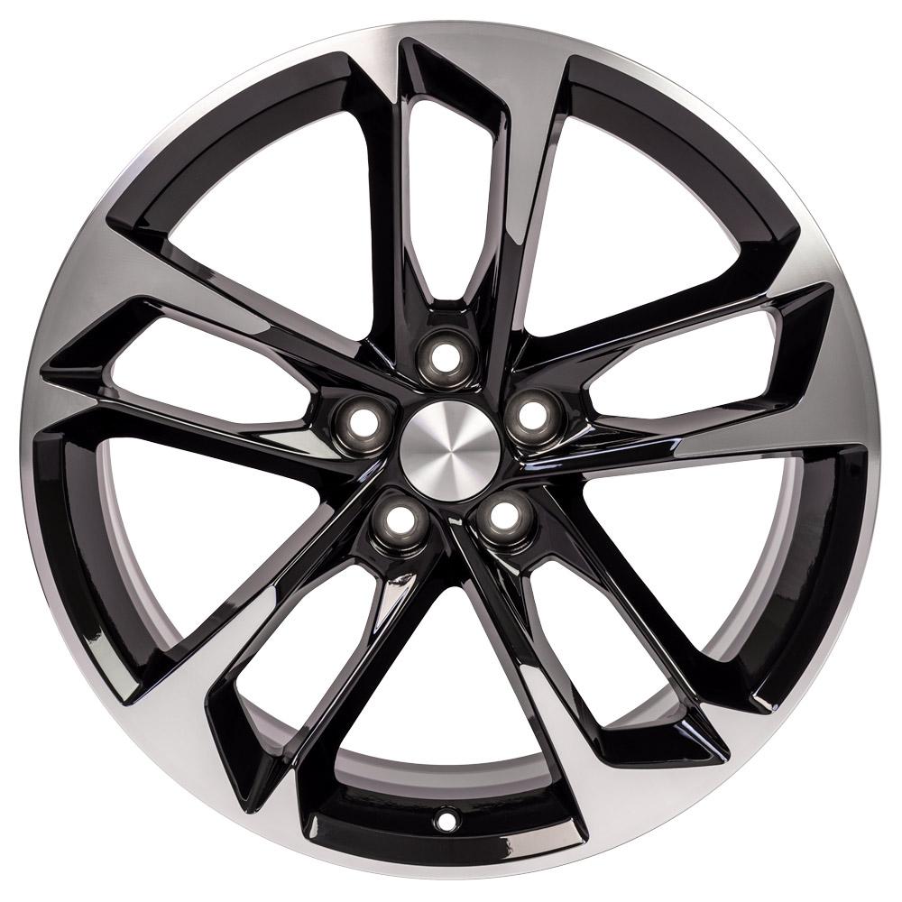 OE Wheels CV29 20x9.5 5x120 39et Gloss Black Machined Wheel