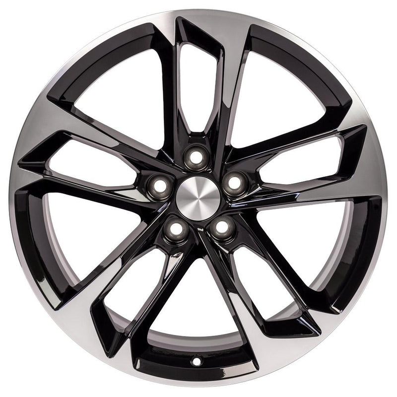 OE Wheels CV29 20x9.5 5x120 39et Gloss Black Machined Wheel
