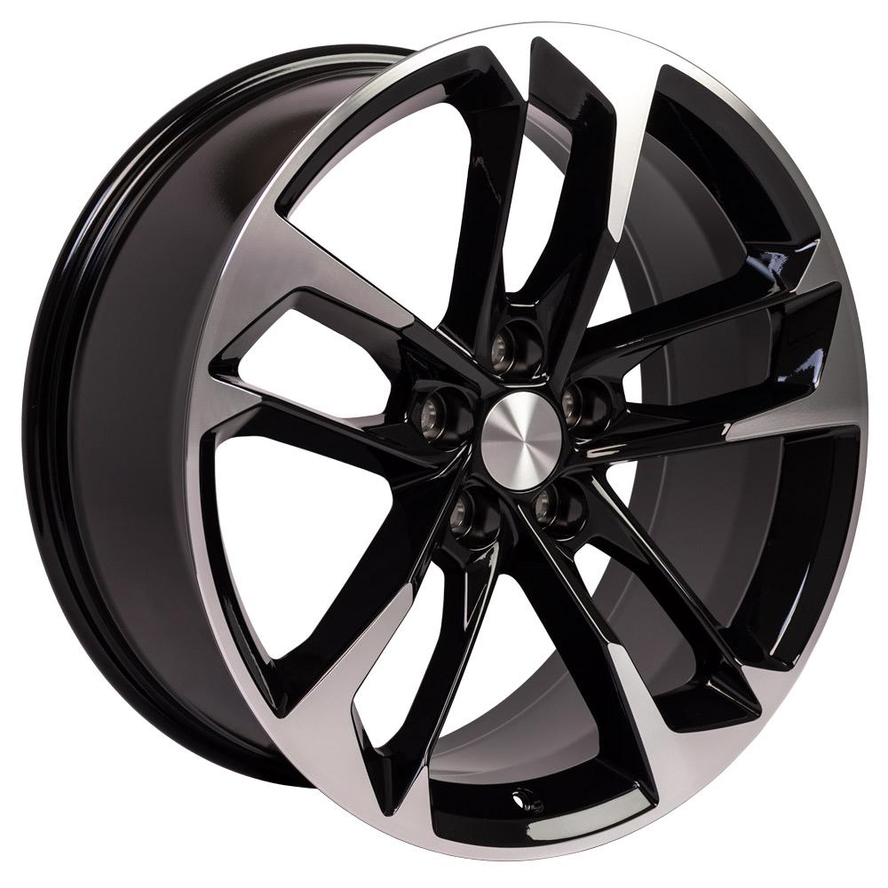 OE Wheels CV29 20x9.5 5x120 39et Gloss Black Machined Wheel