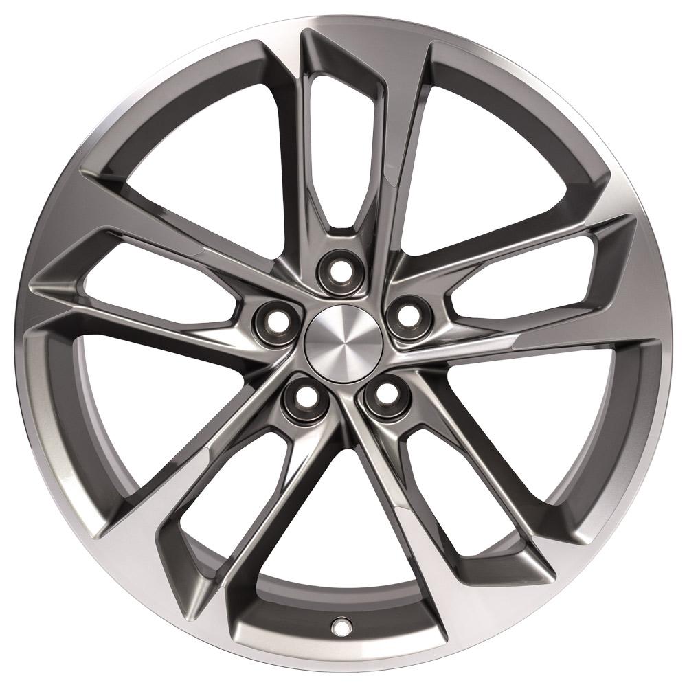 OE Wheels CV29 20x9.5 5x120 39et Gloss Gunmetal Machined Wheel