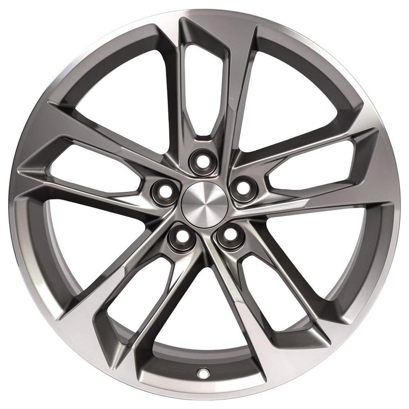 OE Wheels CV29 20x9.5 5x120 39et Gloss Gunmetal Machined Wheel