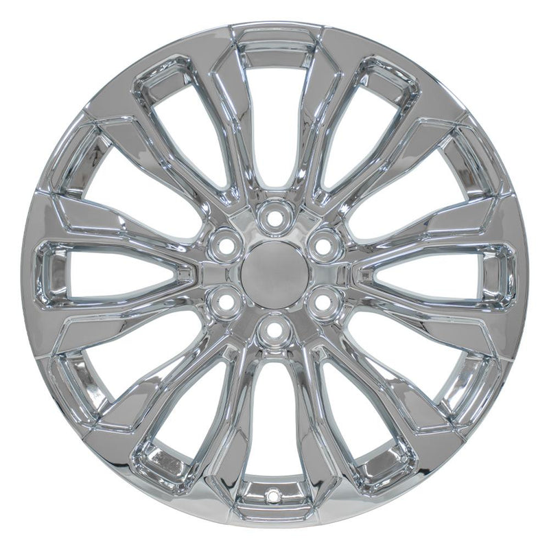 OE Wheels CV30 22x9 6x139.7 28et Chrome Wheel SS: 9512651