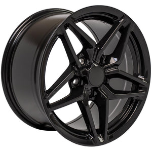 OE Wheels CV31 17x9.5 5x120.65 56et Gloss Black Wheel