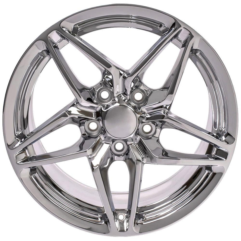 OE Wheels CV31 17x9.5 5x120.65 56et Chrome Wheel