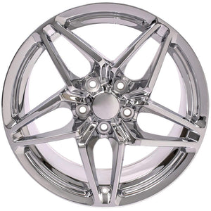 OE Wheels CV31 18x10.5 5x120.65 56et Chrome Wheel