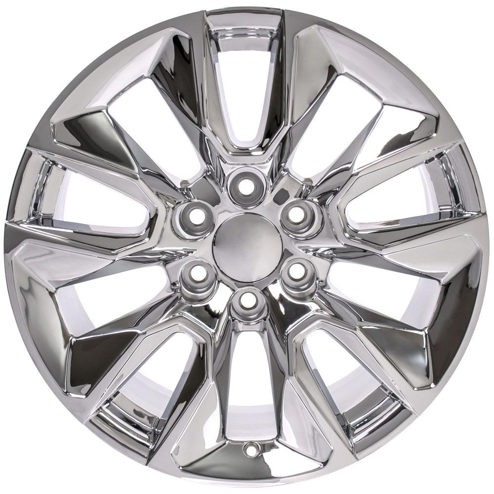 OE Wheels CV32 20x9 6x139.7 28et Chrome Wheel