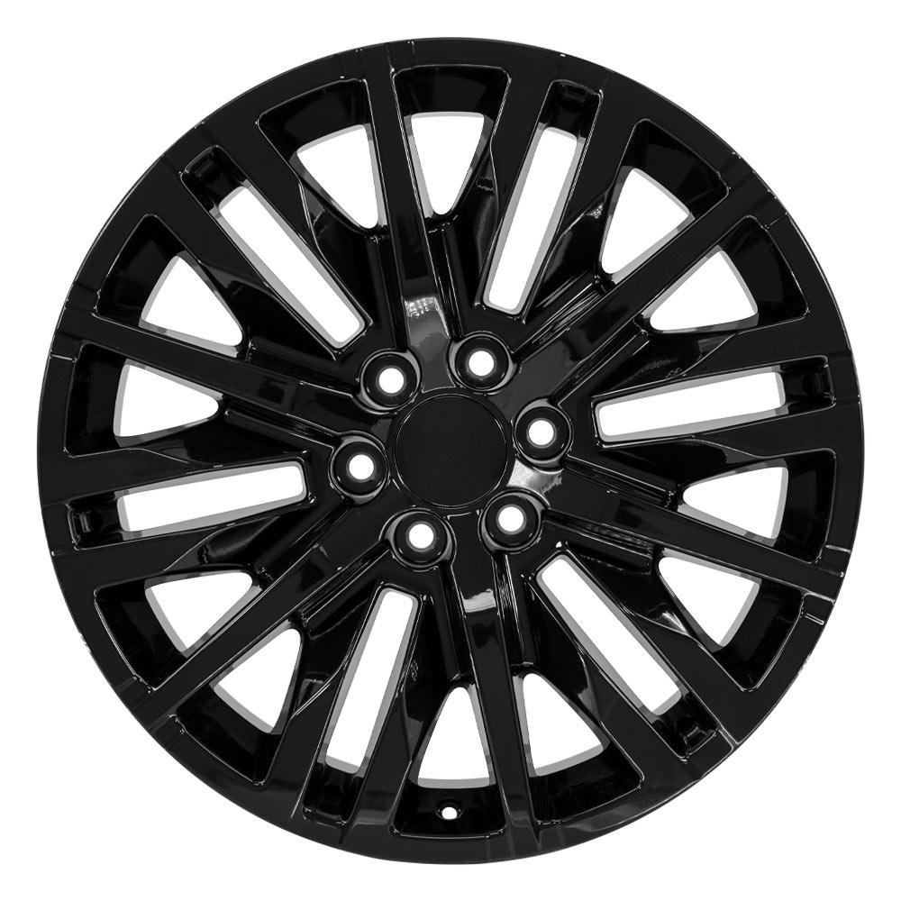 OE Wheels CV33 22x9 6x139.7 28et Gloss Black Wheel