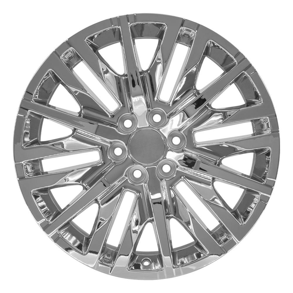 OE Wheels CV33 22x9 6x139.7 28et Chrome Wheel