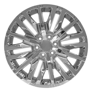 OE Wheels CV33 22x9 6x139.7 28et Chrome Wheel