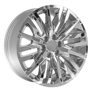 OE Wheels CV33 22x9 6x139.7 28et Chrome Wheel