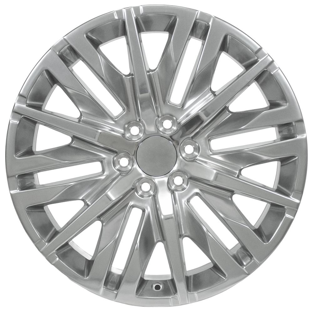 OE Wheels CV33 22x9 6x139.7 28et Polished Wheel SS: 9511415