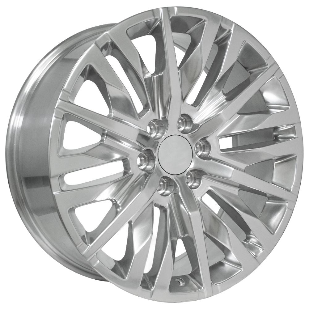 OE Wheels CV33 22x9 6x139.7 28et Polished Wheel