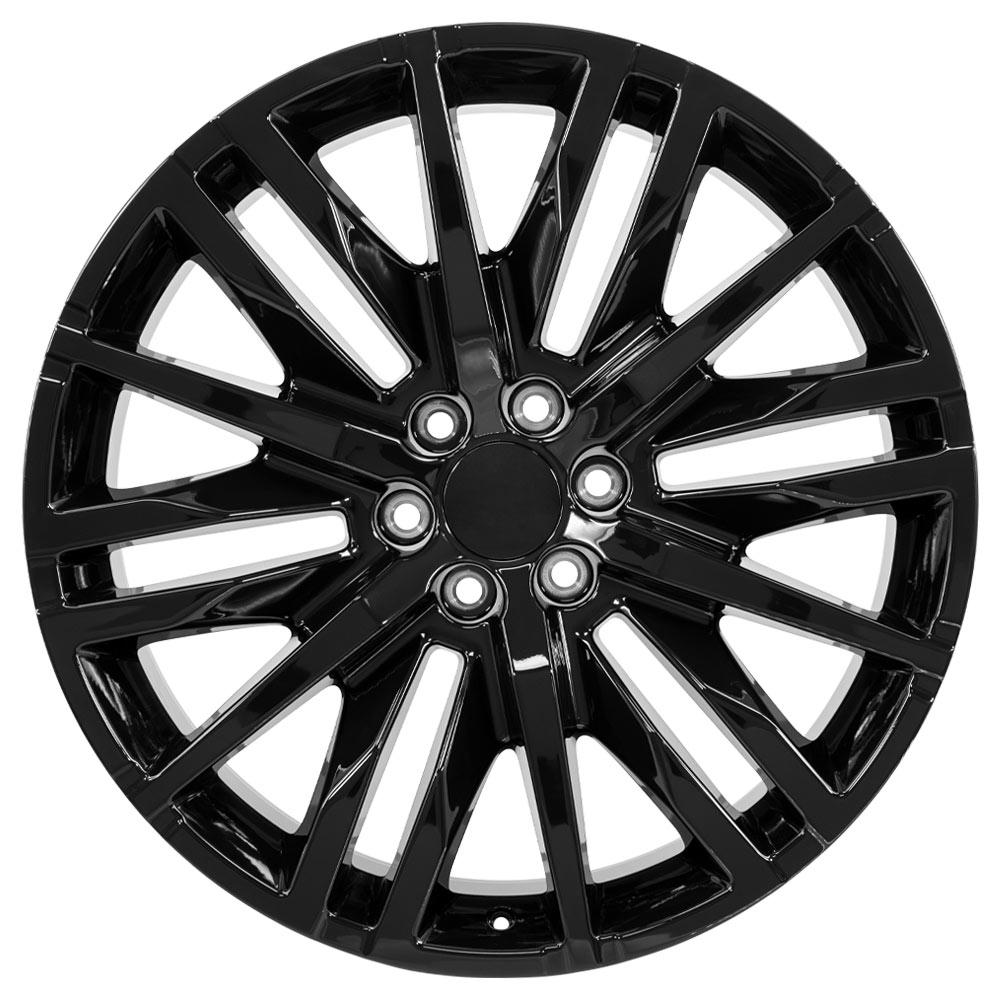 OE Wheels CV33 24x10 6x139.7 28et Gloss Black Wheel