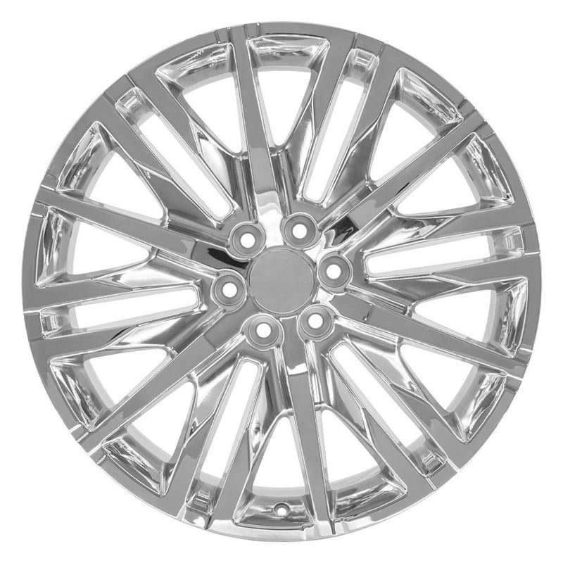 OE Wheels CV33 24x10 6x139.7 28et Chrome Wheel