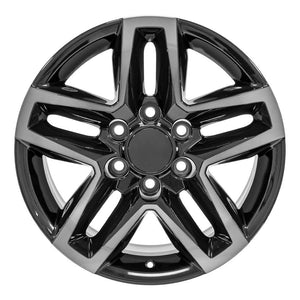 OE Wheels CV34B 18x8.5 6x139.7 26et Gloss Black Machined with Tinted Clear Wheel