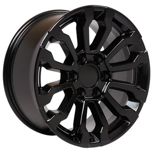 OE Wheels CV35 18x8.5 6x139.7 26et Gloss Black Wheel