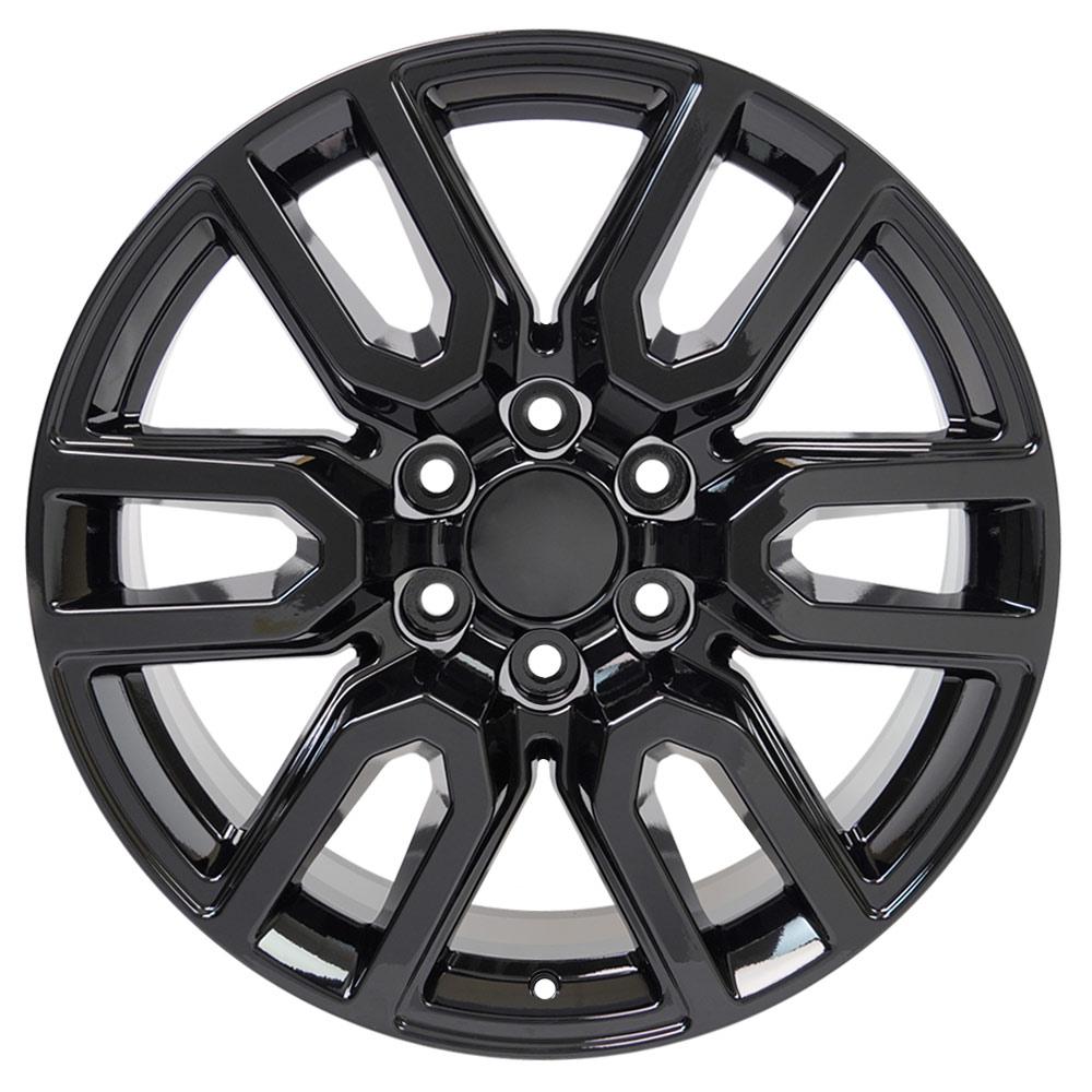 OE Wheels CV36 20x9 6x139.7 28et Gloss Black Wheel