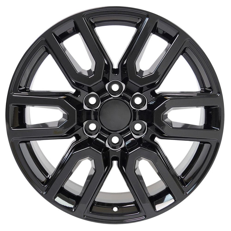 OE Wheels CV36 20x9 6x139.7 28et Gloss Black Wheel