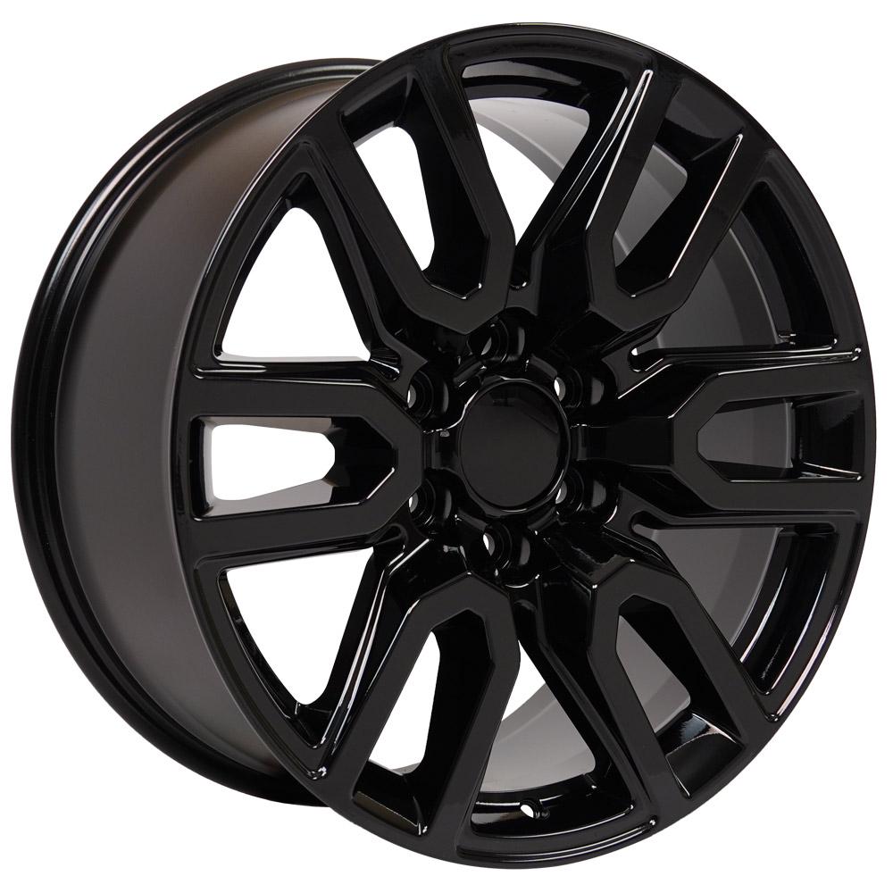 OE Wheels CV36 20x9 6x139.7 28et Gloss Black Wheel