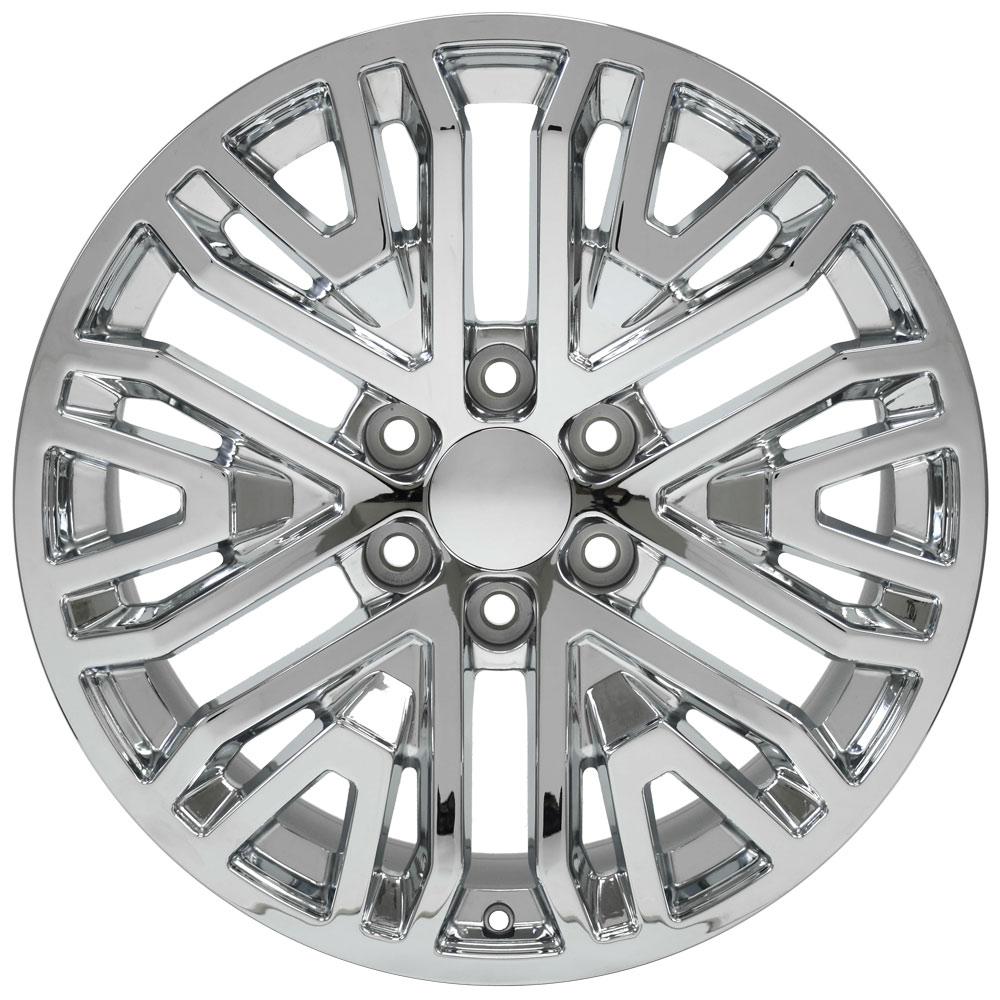 OE Wheels CV37 20x9 6x139.7 24et Chrome Wheel