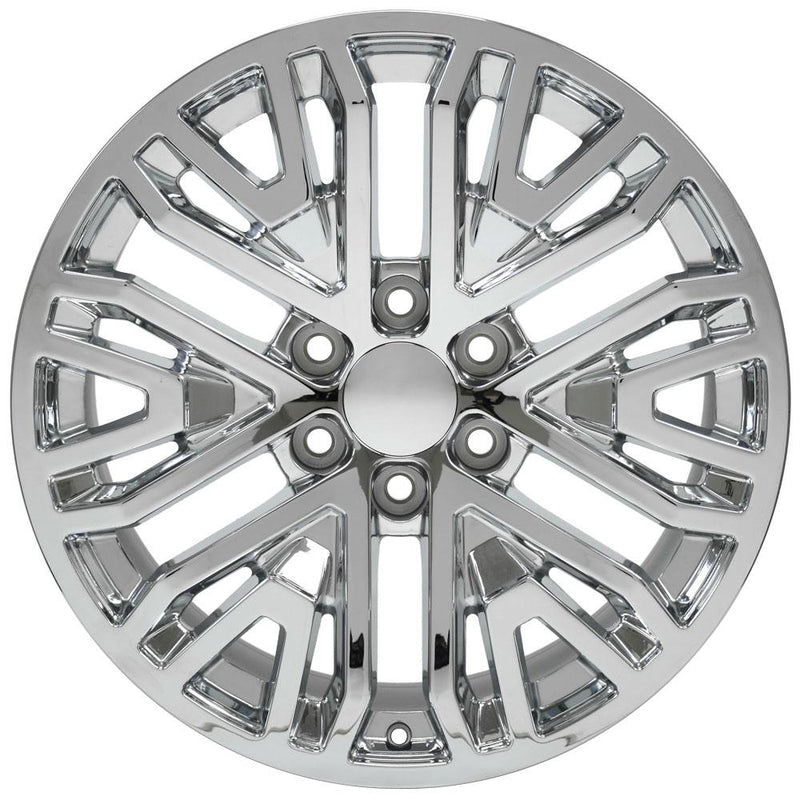 OE Wheels CV37 20x9 6x139.7 28et Chrome Wheel