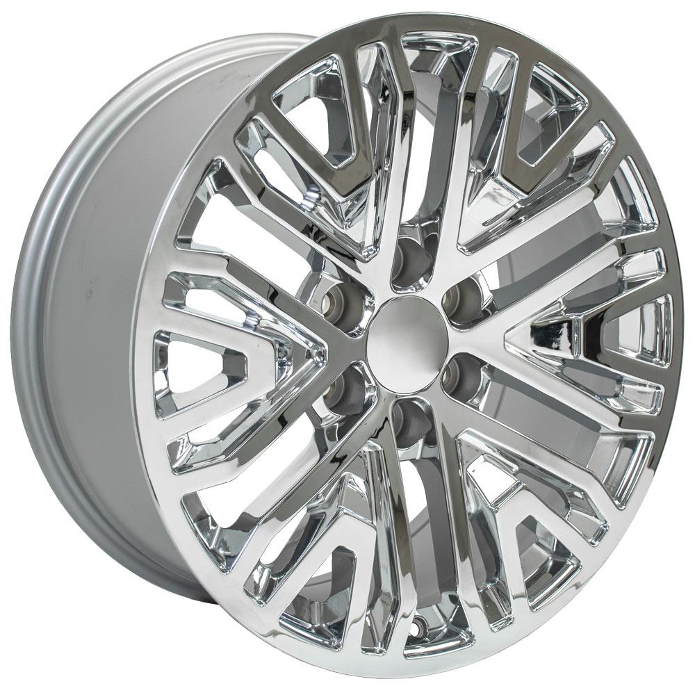 OE Wheels CV37 20x9 6x139.7 28et Chrome Wheel
