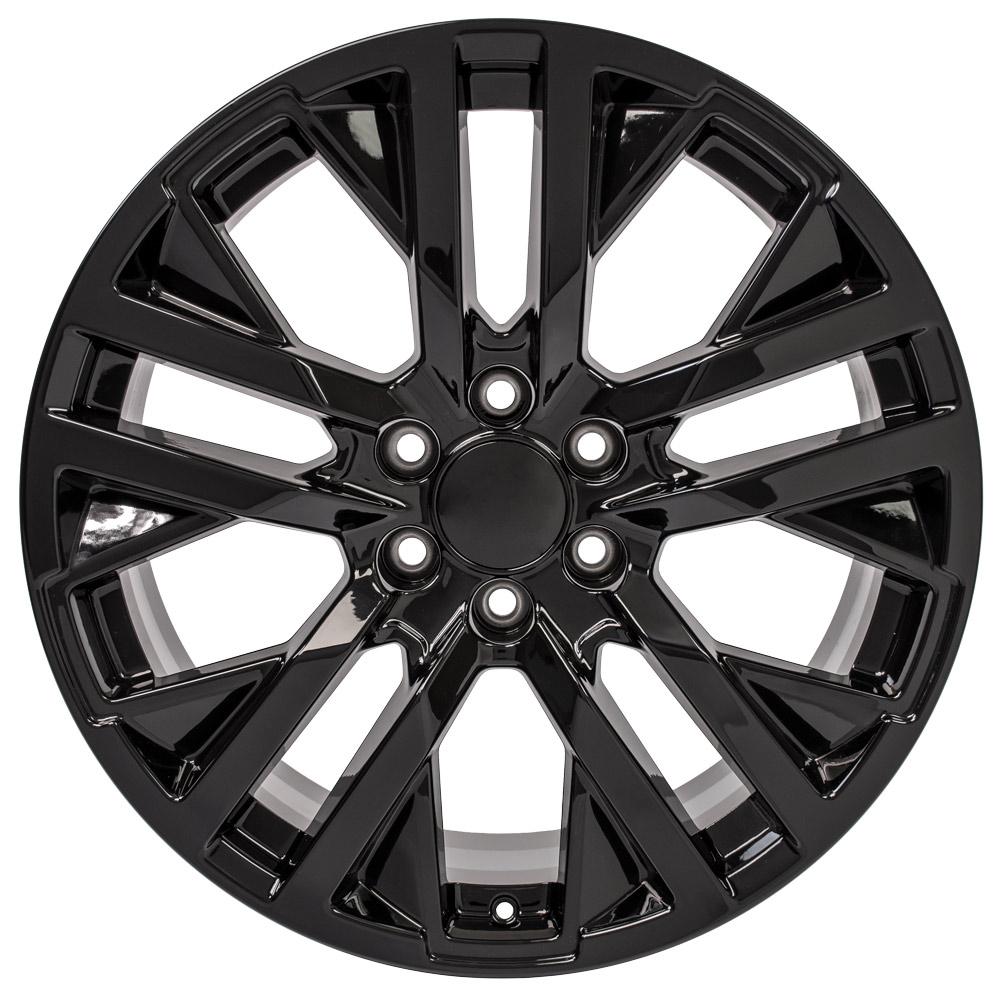 OE Wheels CV38 22x9 6x139.7 28et Gloss Black Wheel