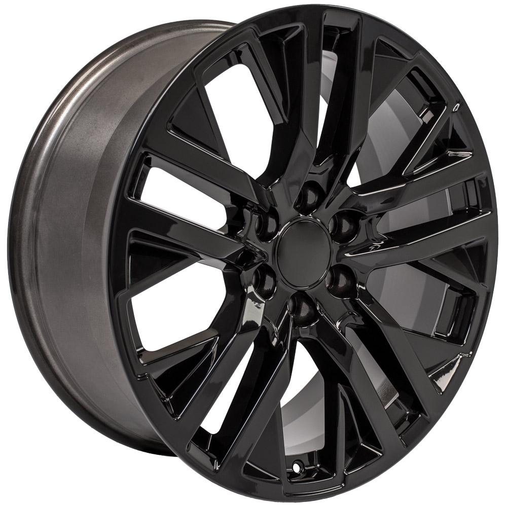 OE Wheels CV38 22x9 6x139.7 28et Gloss Black Wheel