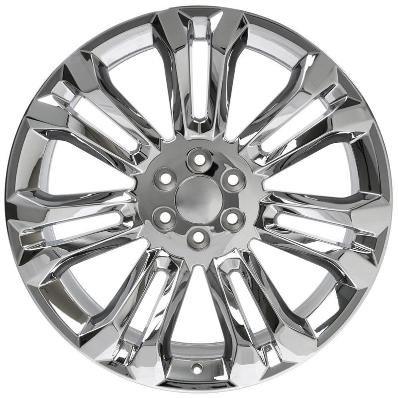 OE Wheels CV43B 24x10 6x139.7 24et Chrome Wheel
