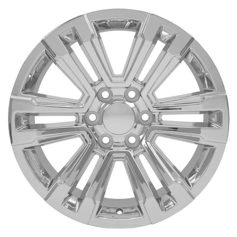 OE Wheels CV44 20x9 6x139.7 24et Chrome Wheel