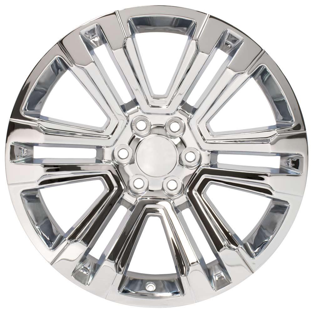OE Wheels CV44 22x9 6x139.7 24et Chrome Wheel SS: 9507897