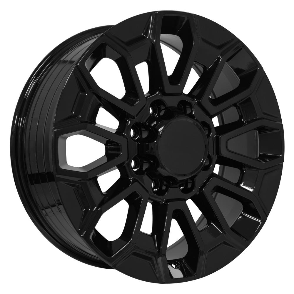OE Wheels CV53B 22x8.5 8x180 44et Gloss Black Wheel