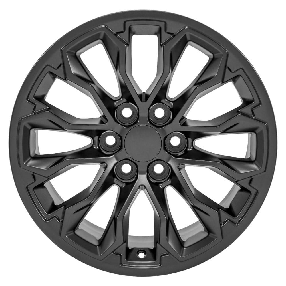 OE Wheels CV54 17x8 6x120 33et Satin Black Wheel