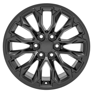 OE Wheels CV54 17x8 6x120 33et Satin Black Wheel